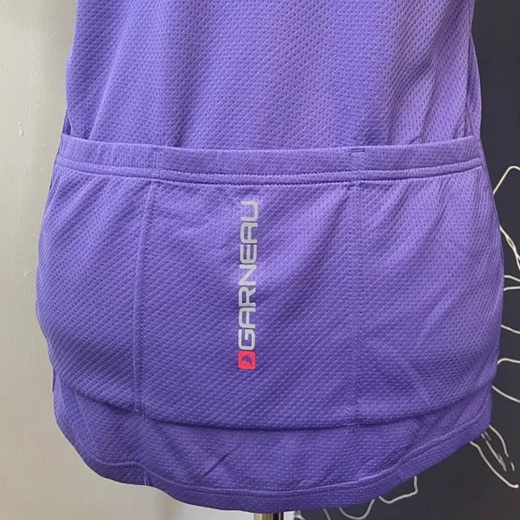 LouisGarneau Women’s Novella 2 Cycling Jersey Top Zipper Purple, Size XL - Picture 5 of 8